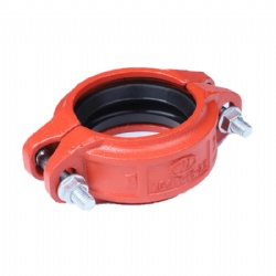 Ductile Iron Grooved Fitting Rigid Coupling 2